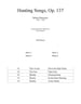 Hunting Songs, Op. 137